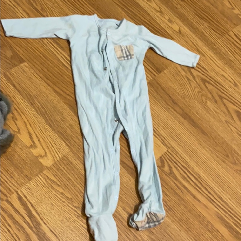 Burberry footie outfit